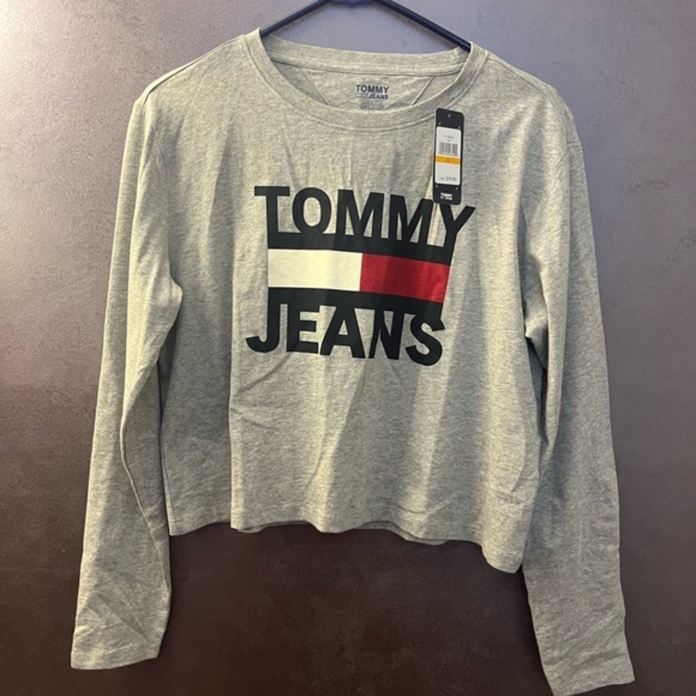 Tommy Hilfiger Gray Long Sleeve Tee